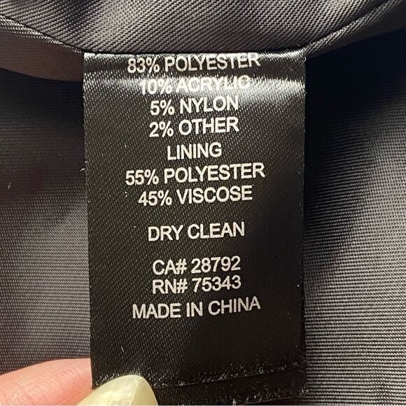 House of Harlow Red and Black Houndstooth Tweed Mini Skirt Size Medium - Picture 12 of 15